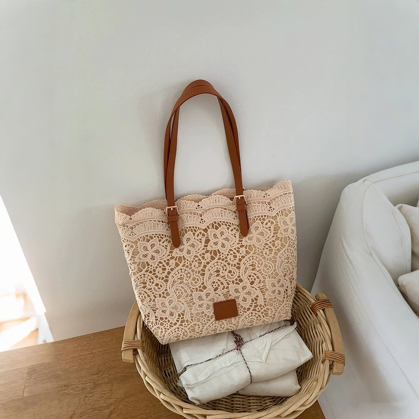 Vintage Lace Shoulder Bag – Elegant Crossbody Purse for Every Occasion 🤍👜
