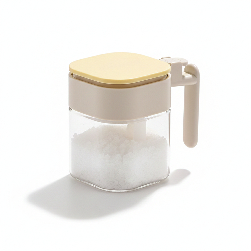 Moisture-Proof Glass Seasoning Jar