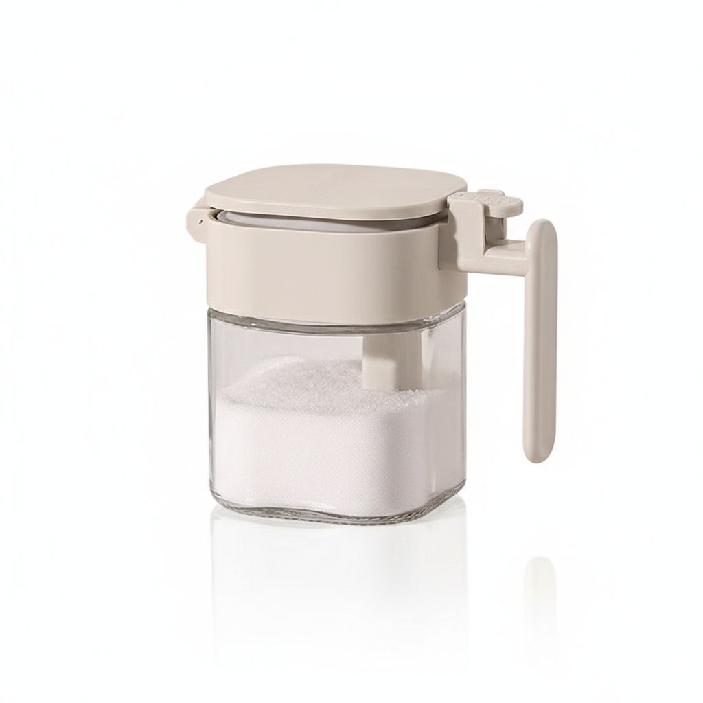 Moisture-Proof Glass Seasoning Jar