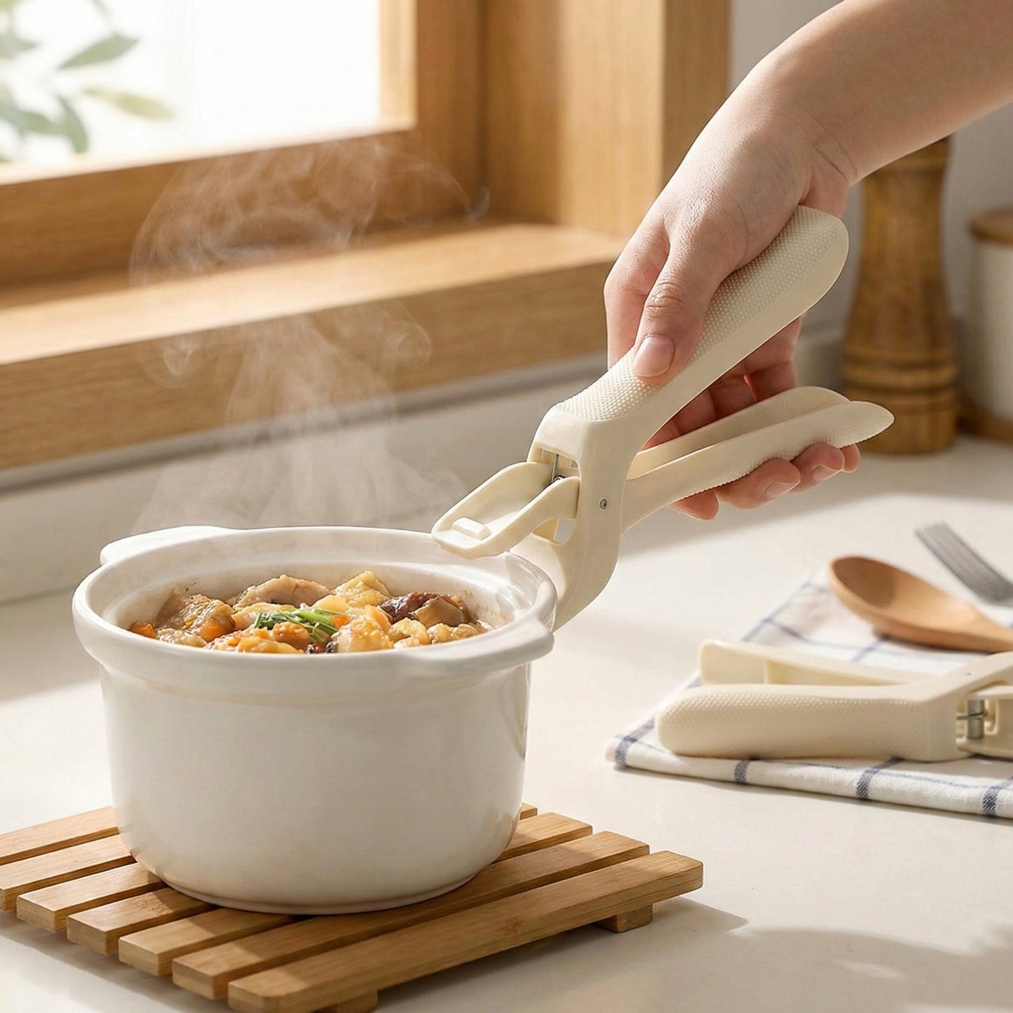 Anti-Scald Kitchen Bowl Gripper