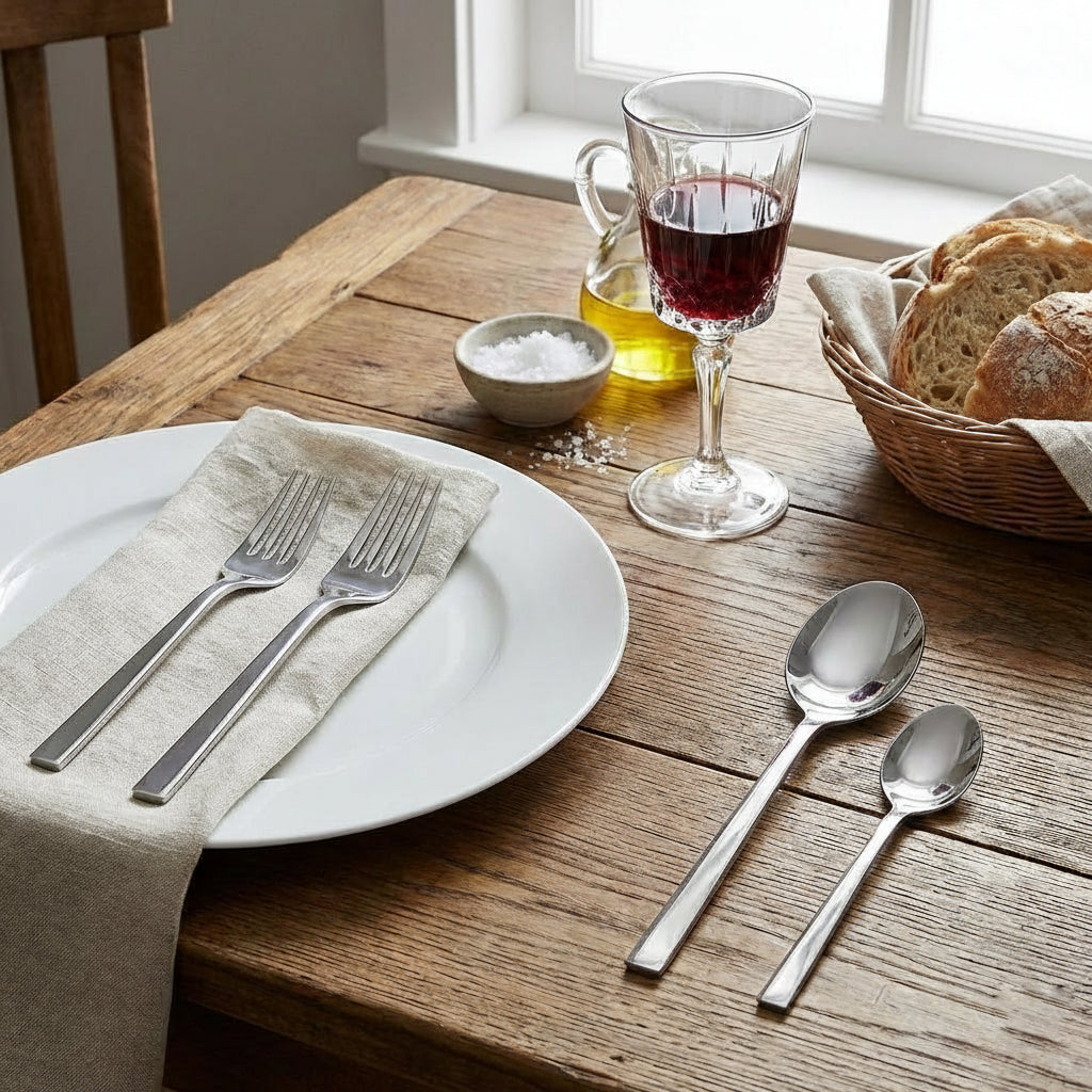 4-Piece Stainless Steel Flatware Set