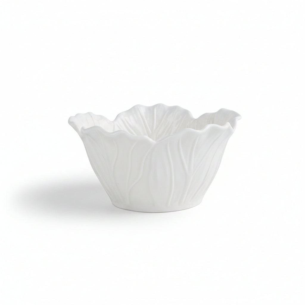 Floral Ceramic Cabbage Bowl