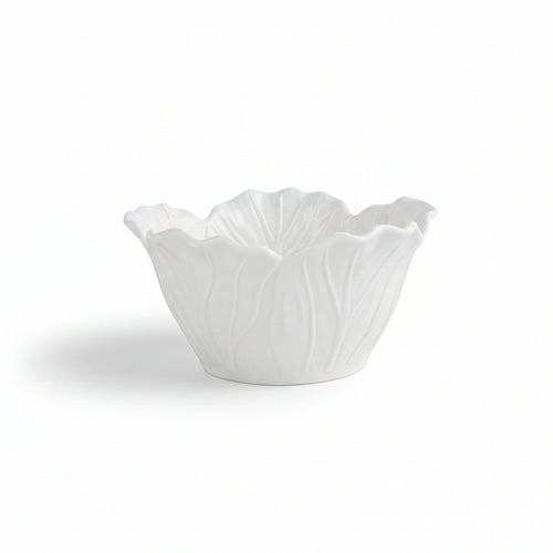 Floral Ceramic Cabbage Bowl