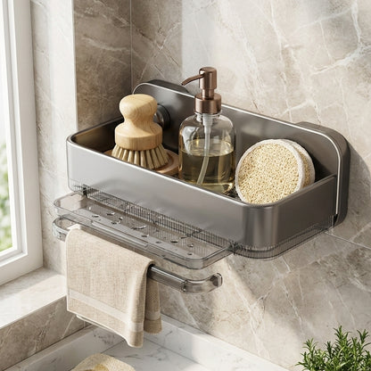 Suction Cup Kitchen Organizer Rack