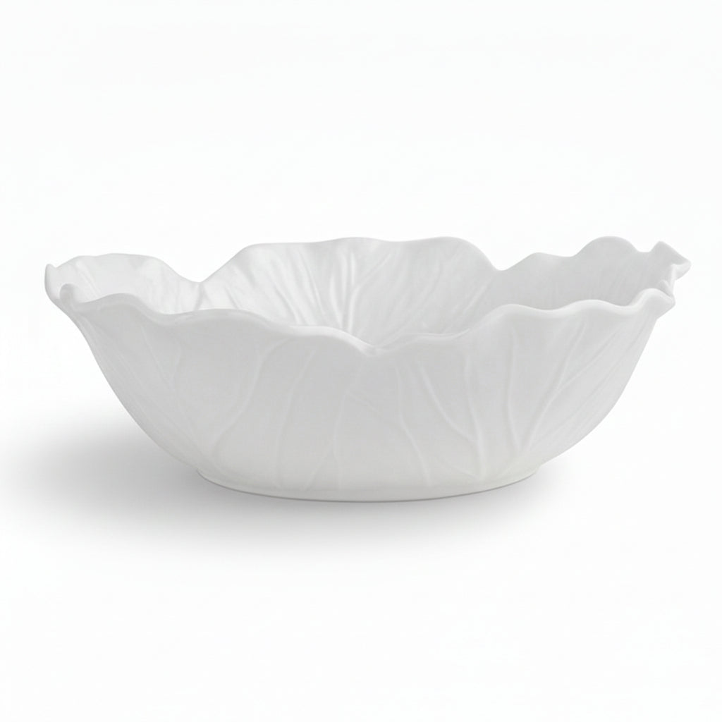 Floral Ceramic Cabbage Bowl