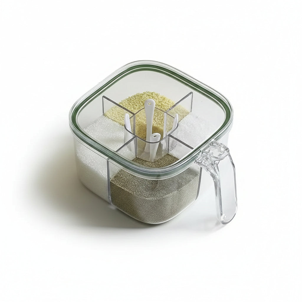 4-in-1 Compartment Seasoning Box