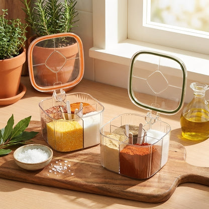 4-in-1 Compartment Seasoning Box