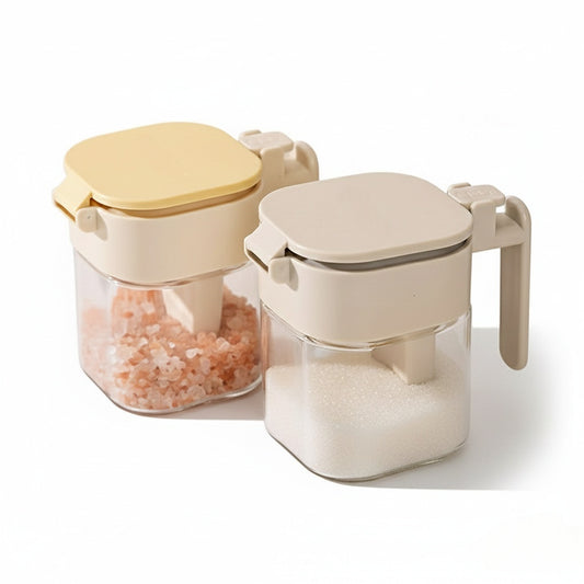 Moisture-Proof Glass Seasoning Jar