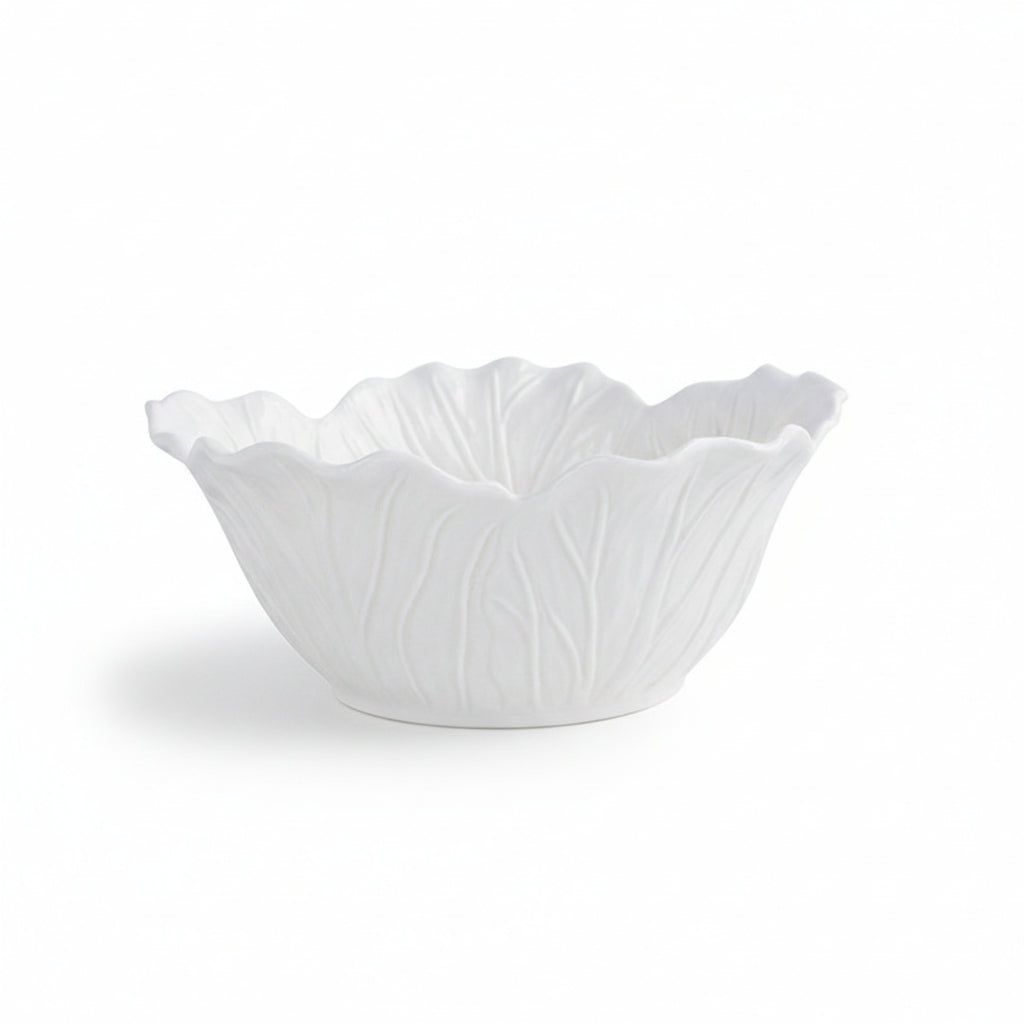 Floral Ceramic Cabbage Bowl