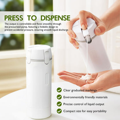 4-in-1 Leak-Proof Portable Travel Dispenser Set